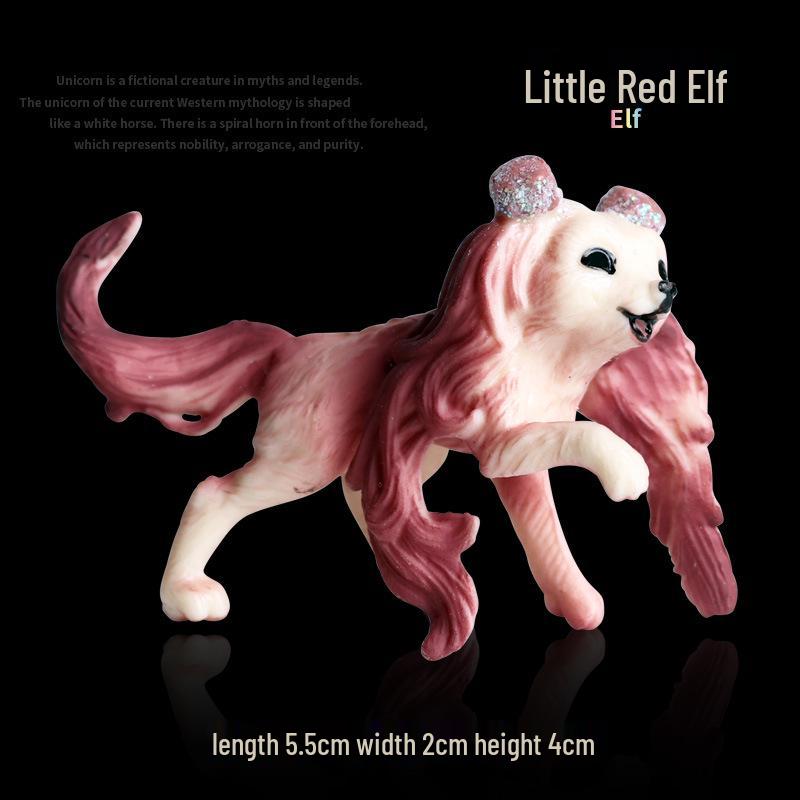 European Mythical Pegasus Unicorn Toy Model: Elf, Mythical Creature, Magic Beast 