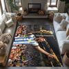 Messi 64 Personalized Text Area Rug Perfect for Game Room Playrooms Study room Outdoor Anti-slip Rug Decorate Offices Perfect Gift for Women/Men