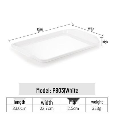 YiPan Melamine Rectangular Compartment Tray