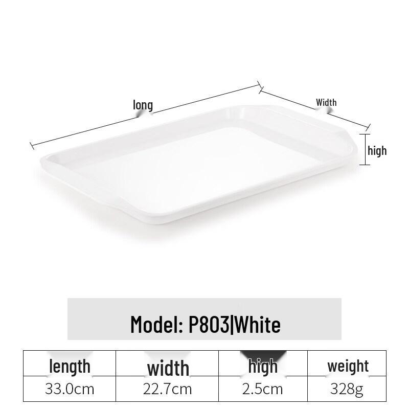 YiPan Melamine Rectangular Compartment Tray
