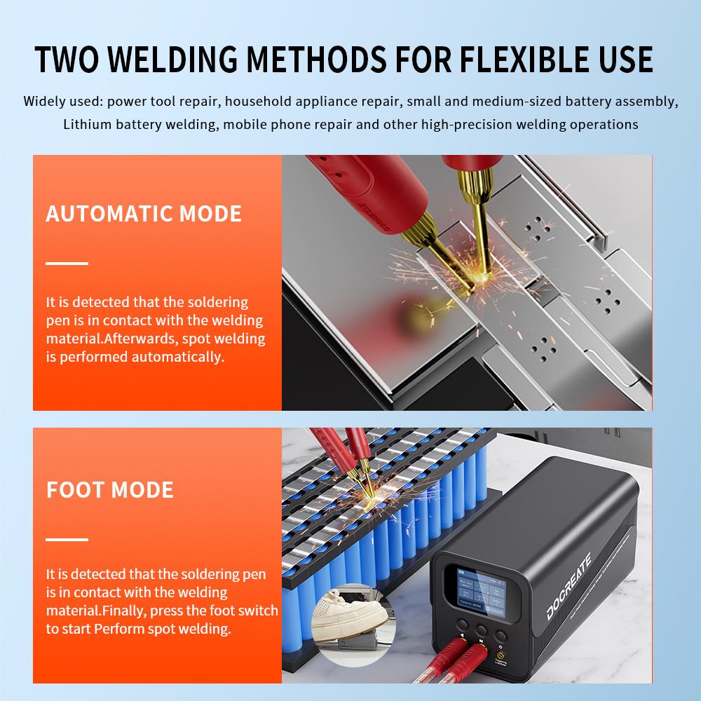 SK-10P 18650 lithium-ion battery spot welder, colour screen digital display super-farad capacitor spot welder, 99 adjustable set