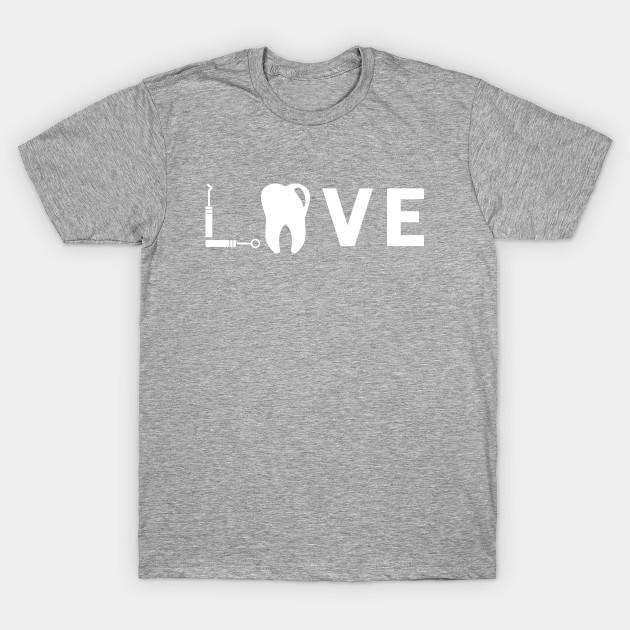 Unisex Fashion TShirt Love Dentist Print TShirt Plus Size XS-6XL T-Shirt 100%Cotton Tops O Neck Short Sleeve Tees