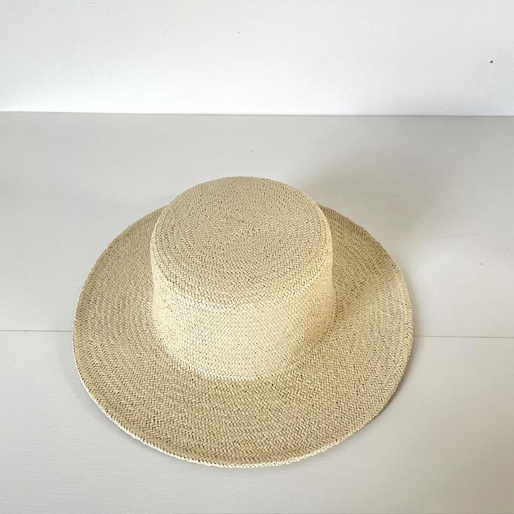 New Multicolor Papyrus Flat-top Bare-top Hats for Men and Women, for Spring/summer Outdoor Travel, Sun-protection Flat-top Straw Hats