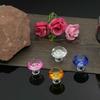 Vintage Door Colorful Glass Shinning Round Handles Pull Knobs for Kitchen Cabinet Cupboard Wardrobe Drawer by Jooan
