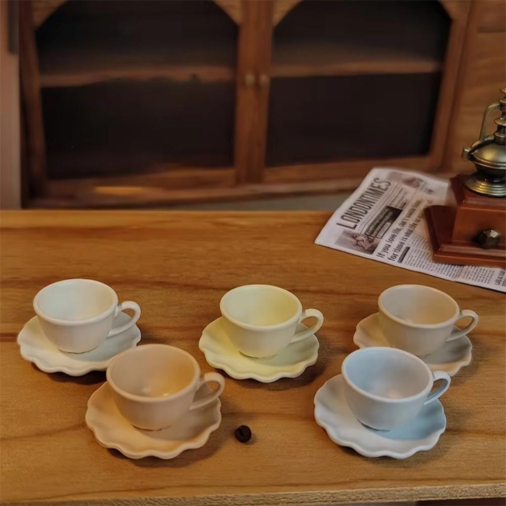 Nordic Style Mini Cup Drinks Model Toys Miniature Dollhouse Doll Accessories Coffee Mug Dish Set
