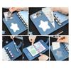 Travel Notebook Retro Notebook Colorful Page Binder Notebook Sweet Clovers Notebook Office School Supplies for Students