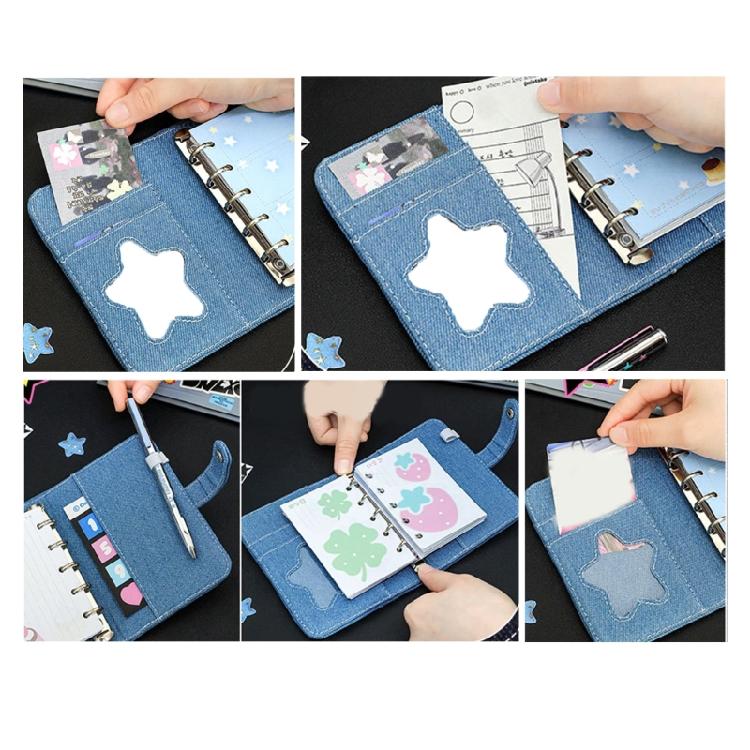 Travel Notebook Retro Notebook Colorful Page Binder Notebook Sweet Clovers Notebook Office School Supplies for Students