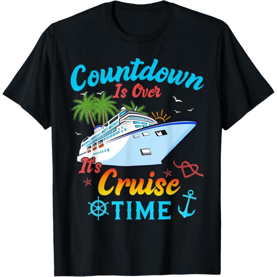 

Countdown Is Over It s Cruise Time Men Women Cruise Ship T-Shirt(2) XXXXXL чорний