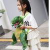 Kids Dinosaur Backpack Cartoon 3D Dinosaur Shape Soft Plush Kids Cute Animal Backpack for Travel School Camping