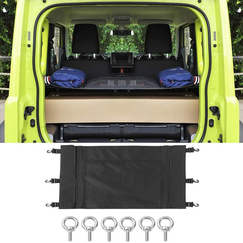 

Крышка шторки багажника автомобиля, сумка-сетка, органайзер для Suzuki Jimny JB64 JB74 2019-2024, аксессуары для укладки и уборки салона