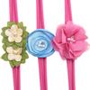 Girl Toddler Headband High Elastic Nylon Flower Design Little Girls Party Hair Delicate Band