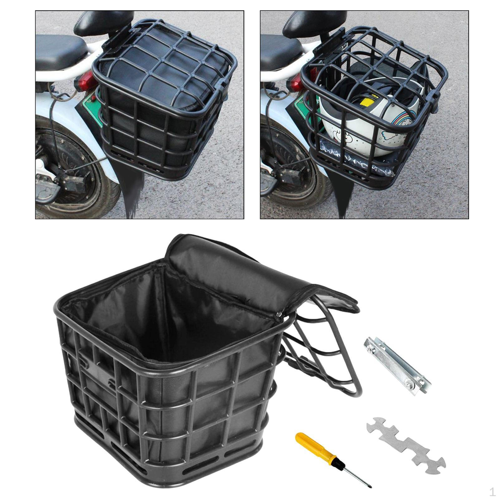 

Велосипедная корзина Грузовой багажник Легкий Прочный Простая установка с крышкой Хранение для велоспорта With Liner Bag