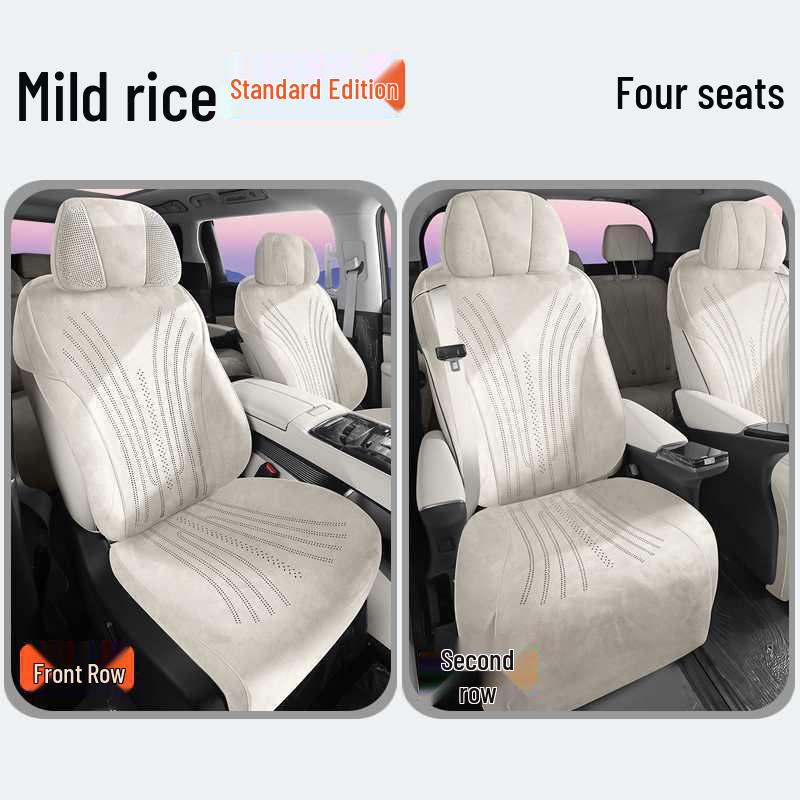 Universal All-Season Breathable Flocking Fabric Car Seat Cover for Denza D9 (202526)