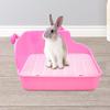 Pet Toilet Corner Cage Indoor Training Cleaning Tool Plastic Potty Trainer for Bunny, Hamster,