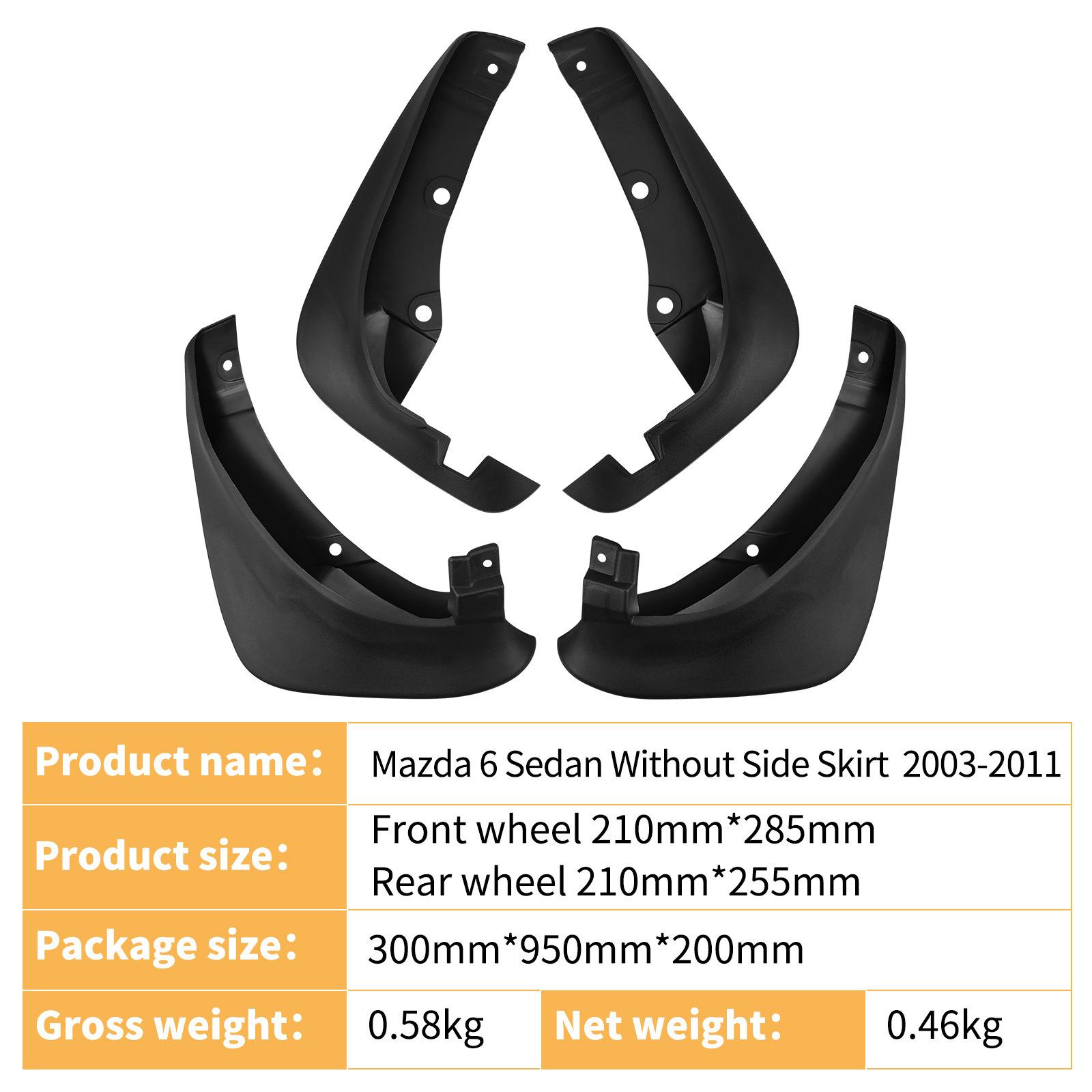 

Suitable for Mazda 6 Sedan 2003-2011 Fender Leather Car Accessories Off-Road Hot Sale армія зелений колір