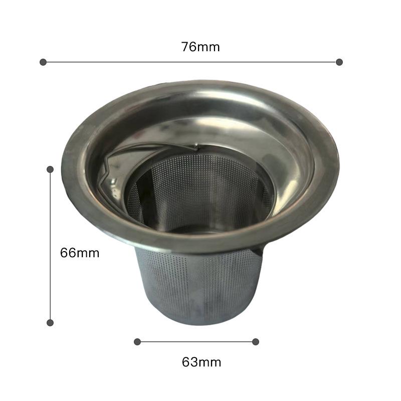Doppellagiger Edelstahl-Pour-Over-Kaffeefilter-Trichter - Papierlos, zum Tropfen