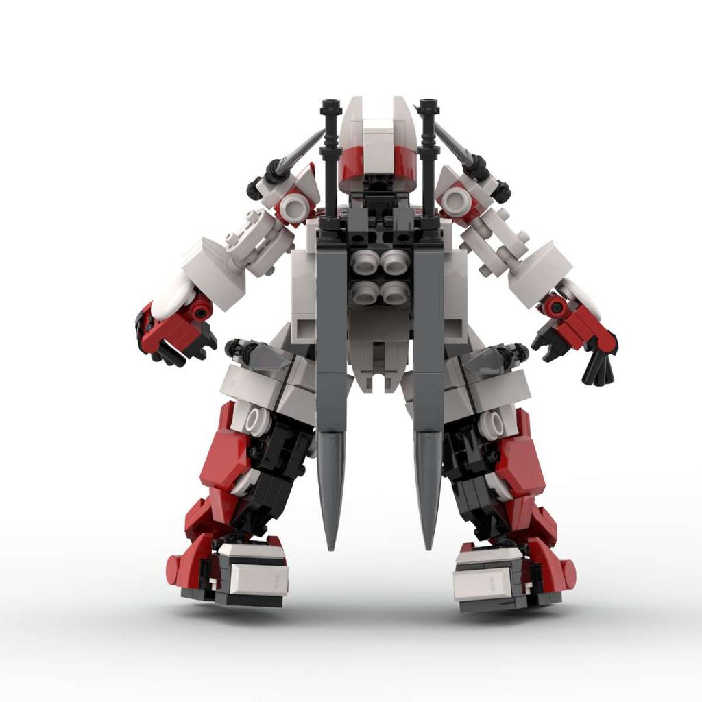 M Building Block Is Compatible With Lego, Attack And Kill Mobile Team Creative Assembly Battle Robot Toy Building Block Ornament Set