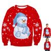Festive Women's Xmas Jumper With Soft Material And Breathable Long Sleeves