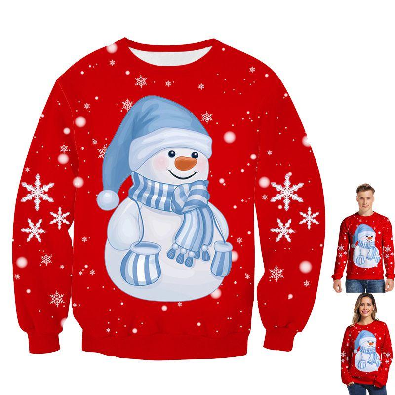 Festive Women's Xmas Jumper With Soft Material And Breathable Long Sleeves