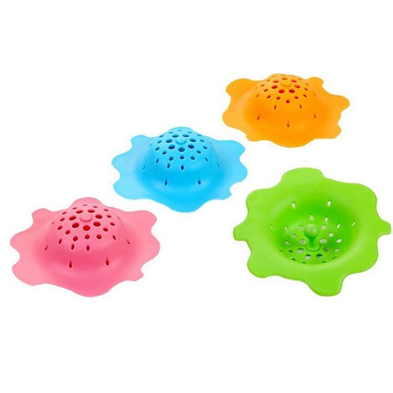 New Cute Kitchen Accessories Sink Strainer Waste Disposer Plug Drain Stopper Random Color