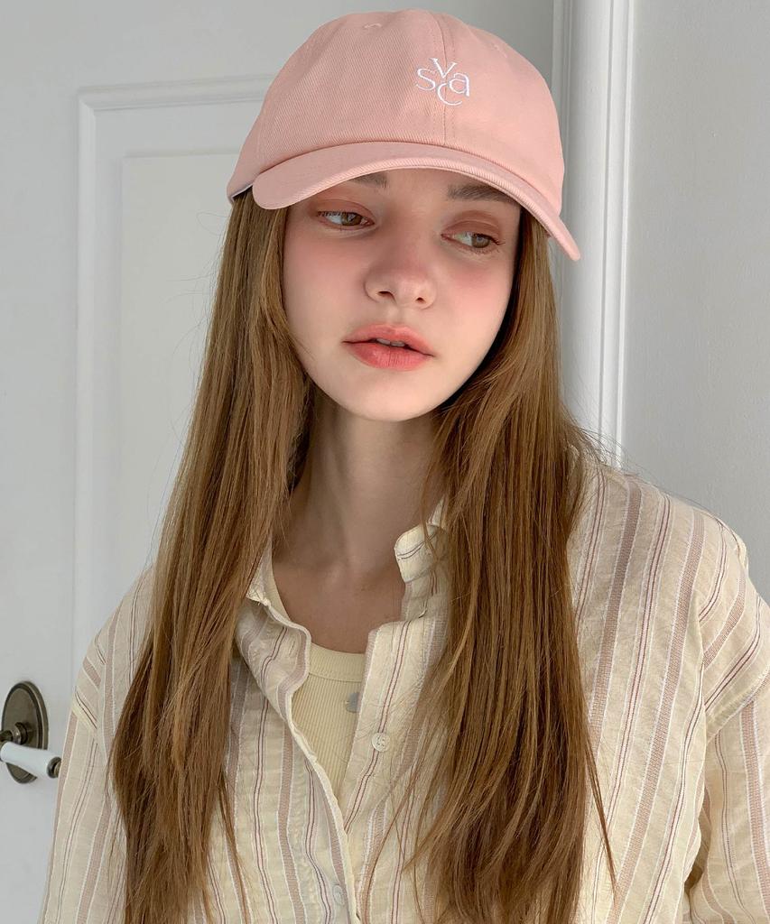 Baseukala Vasc Logo Stitch Embroidered Ball Cap Pink