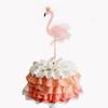 1pcs Cake Insert High Flash Feather Flamingo Insert Birthday Cake Insert Party Decoration Plugin