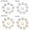 10PCS Pearl Button Rhinestone Buttons Sparkling Wedding Dress Crystal Apparel Sewing Hat Accessories Pearl Button Pearl Hairpins