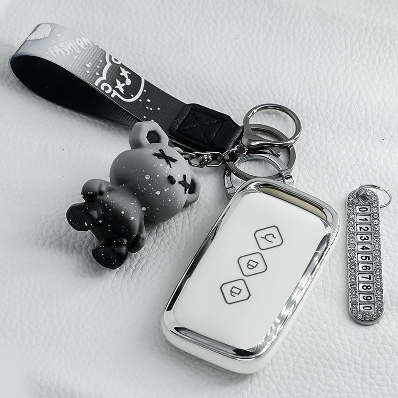 Key Case Shell for Wuling Hongguang MiniEV Macaron 2022 - GAMEBOY GB Design