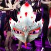 Mask Cosplay Nightclub Dressing Up Party Carnival Show with Straps Roles Play Costume