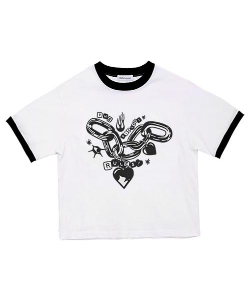 REBRENNER [Set] Crop Short Sleeve T-Shirt