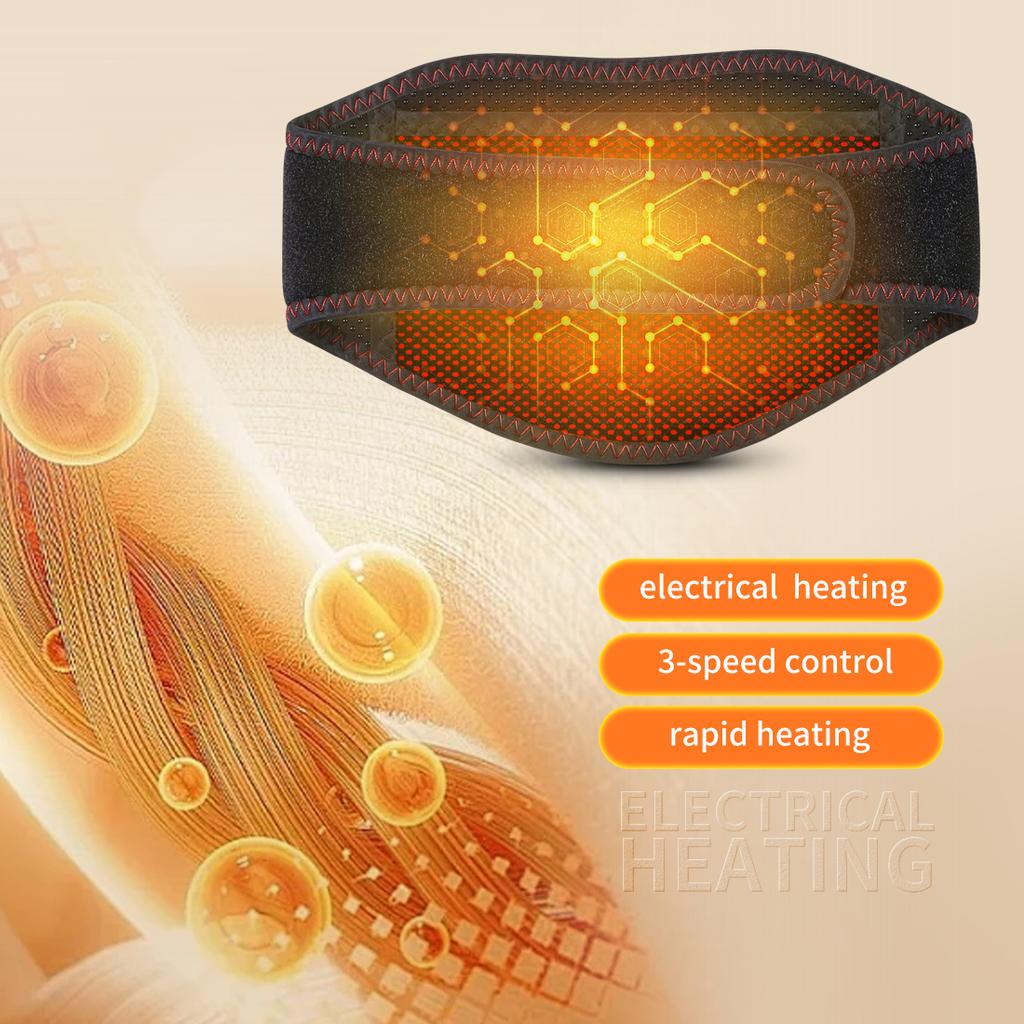 Portable Neck Massager with Rapid Heating 3 Speed Vibration Shiatsu for Cervical Pain Relief USB Powered for Office Driving
