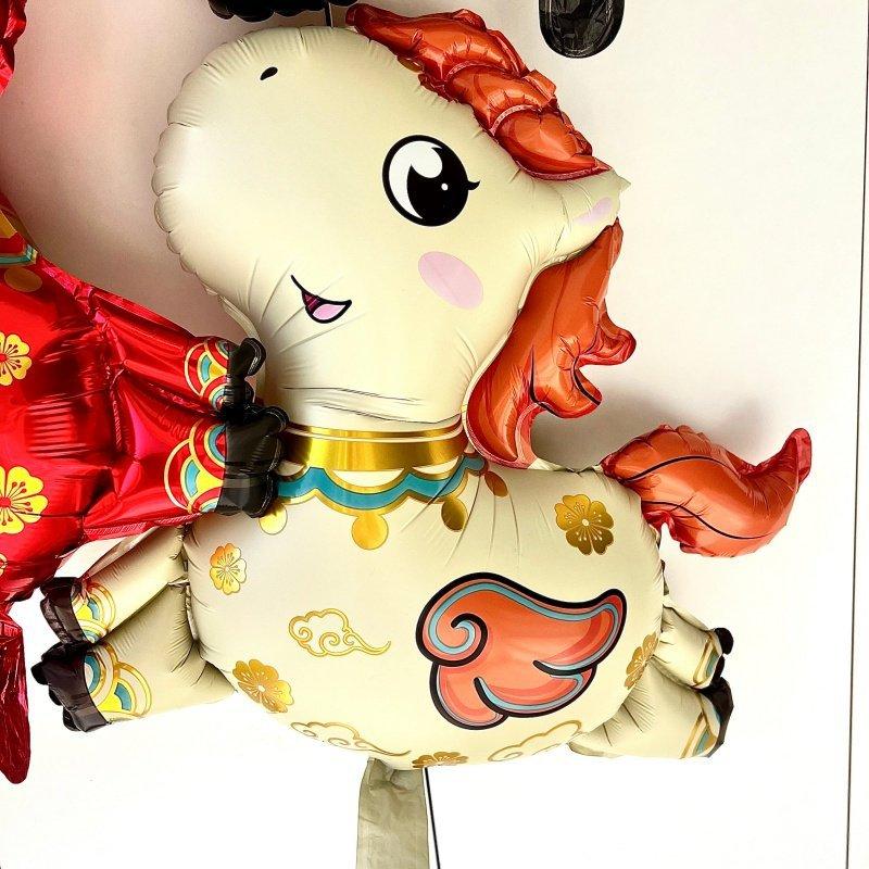 

NEW 1Pcs Standing Horse Atmosphere Balloons New Year Decor Merry Christmas Party Decoration Restaurant Coffee Shop Bar Balloons Other