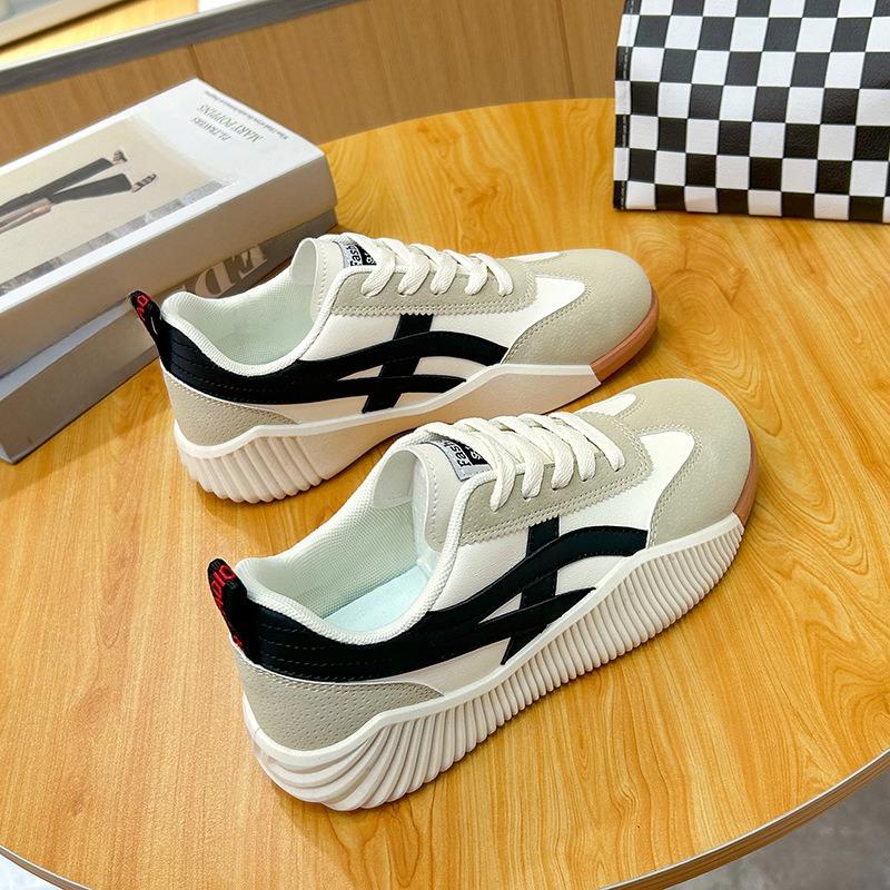 

Дышащая женская обувь, повседневная обувь с низким вырезом, обувь для скейтбординга, обувь на толстой подошве из губки 43 чёрный