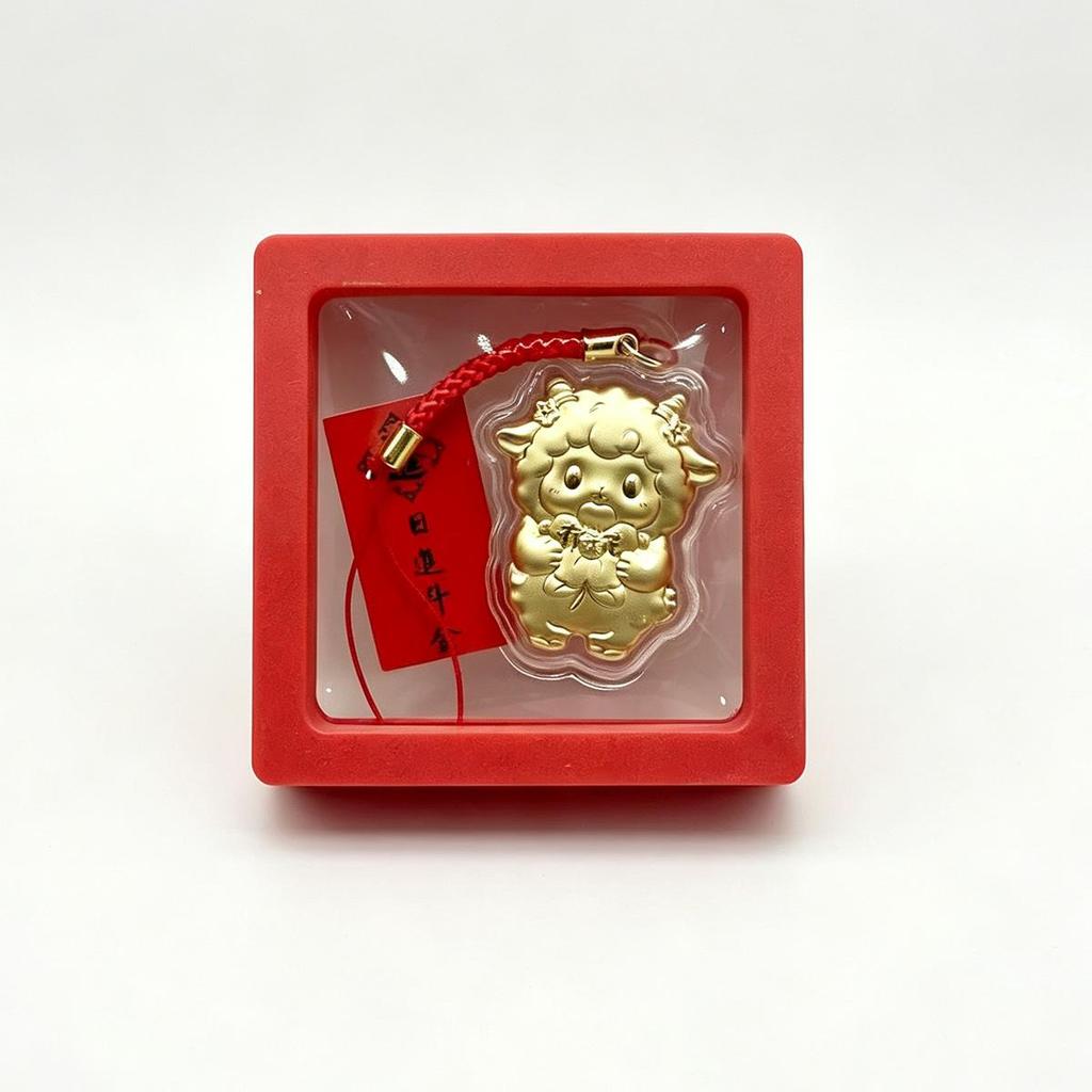 2026 Year of the Horse Red Woven Rope Cartoon Pony Phone Charm - New Year Gift