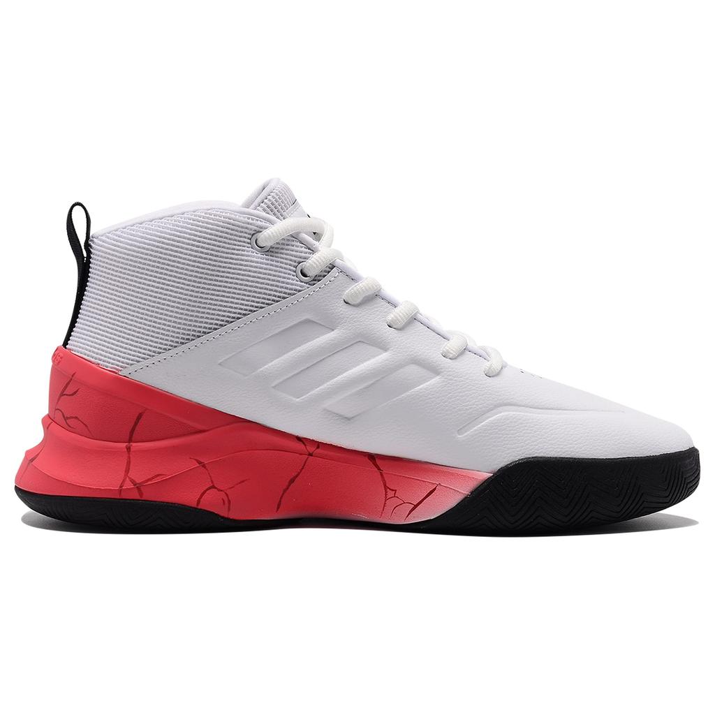 Adidas OwnTheGame Mesh, Synthetic Leather Slip Resistant Abrasion Resistant Mid top Performance Basketball Shoes Men's EE9631(Team242-)