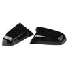 Gloss Black Rearview Mirror Shell for 2008-2013 BMW 5 Series E60/F10 - Decorative Horn Cover.