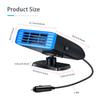 Podofo 12V/24V Portable Car Heater Windshield Car Heater Fast Heating Defrost Defogger Windscreen Fan Low Noise