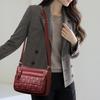 Soft leather simple fashion women's shoulder messenger bag