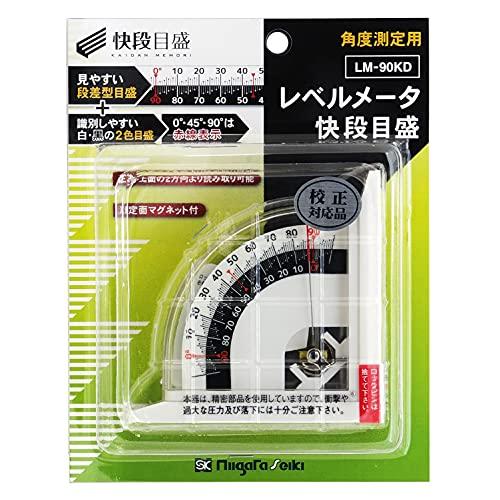 Niigata Seiki SK Japanese-made Level Meter with Magnet, Quick Gradient Scale, LM-90KD