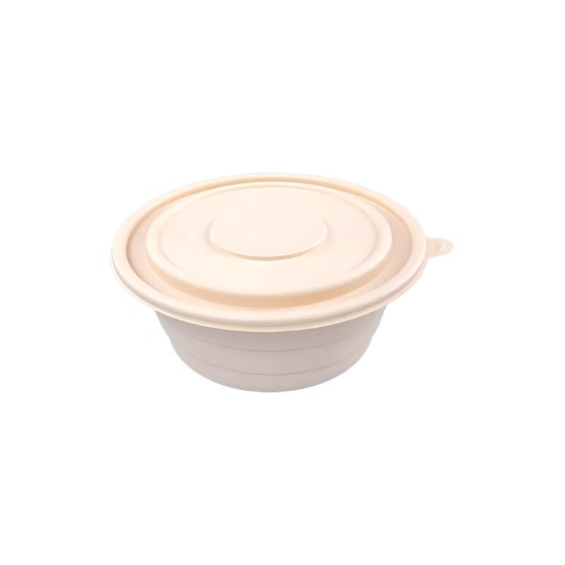 1080ml Biodegradable Round Disposable Food Containers