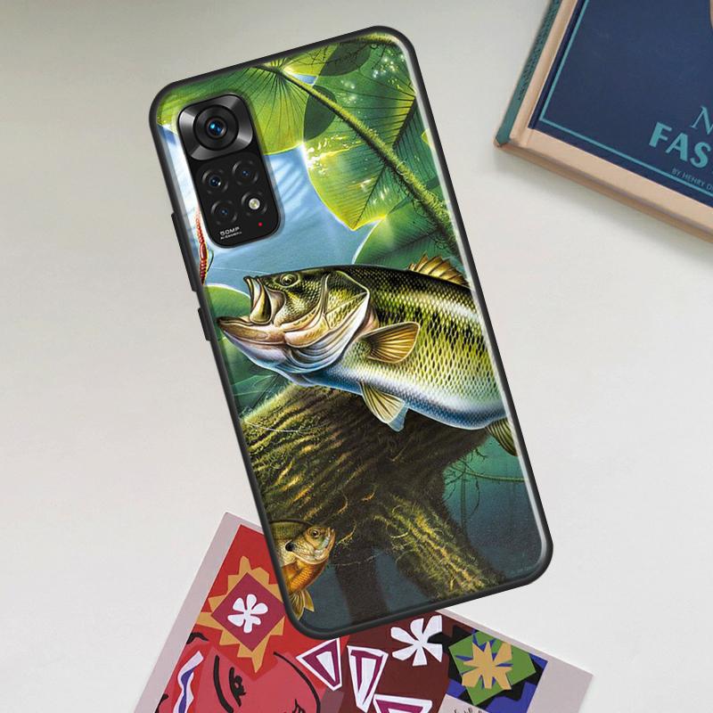 Fischerei Malerei Hülle Für Xiaomi Redmi Note 13 14 Pro 12 11 10 15 Pro Plus Redmi 15C 14C 13C 10C 12C 15 Abdeckung