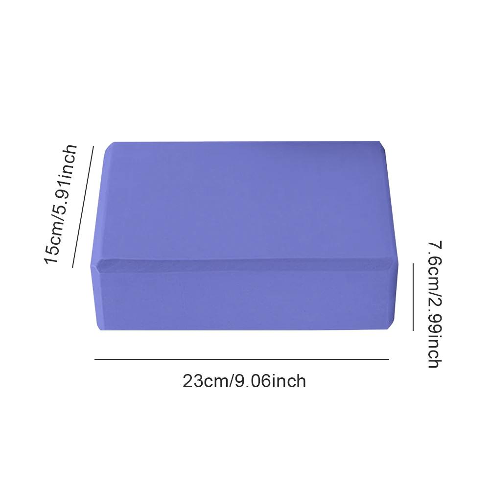 EVA Yoga Block Non-Slip Yoga Balance Bricks Moisture-Proof High Density Yoga Blocks Body Shaping Yoga Blocks for Yoga Pilates