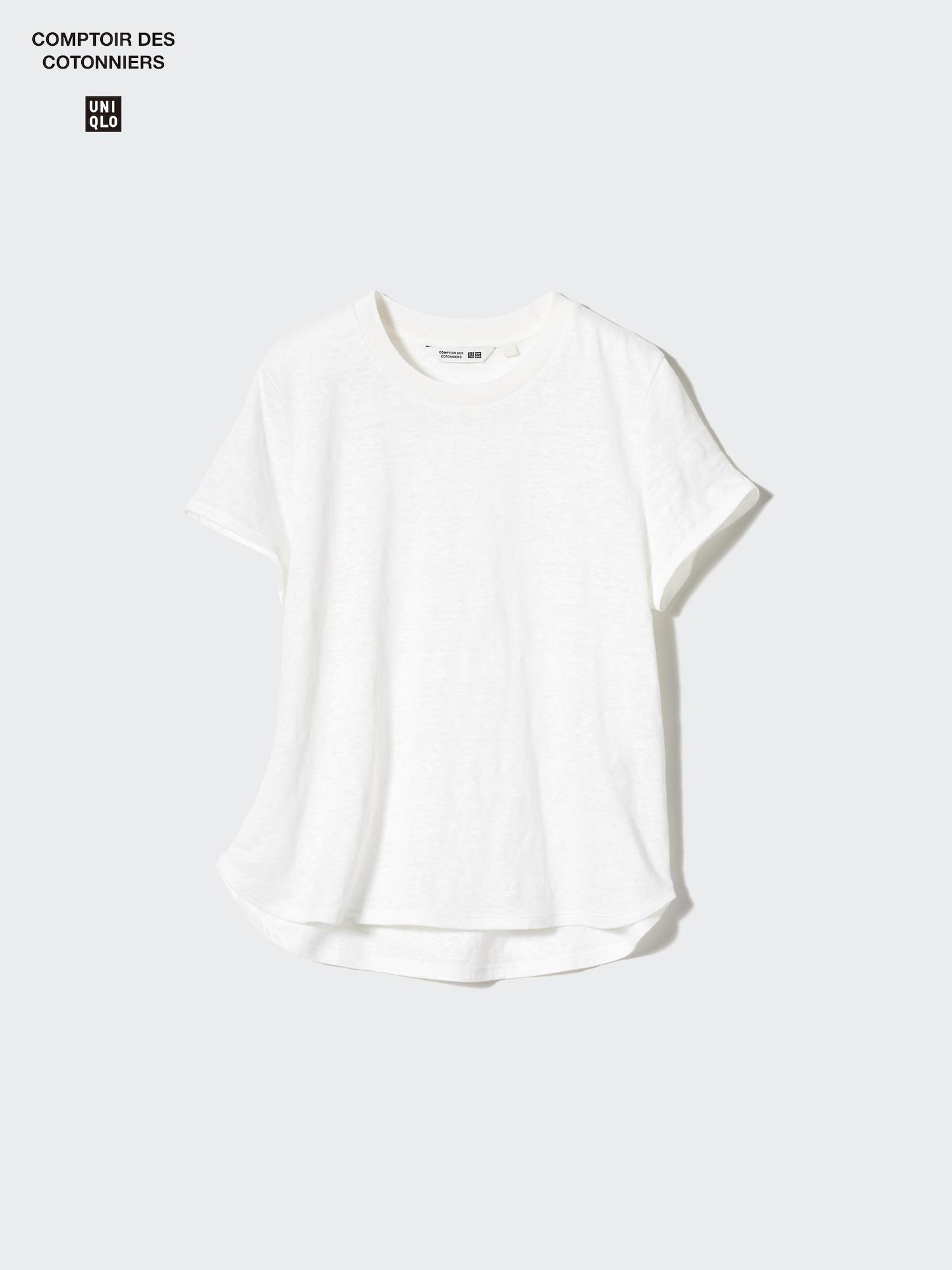 

Футболка Uniqlo Linen Crew Neck с коротким рукавом