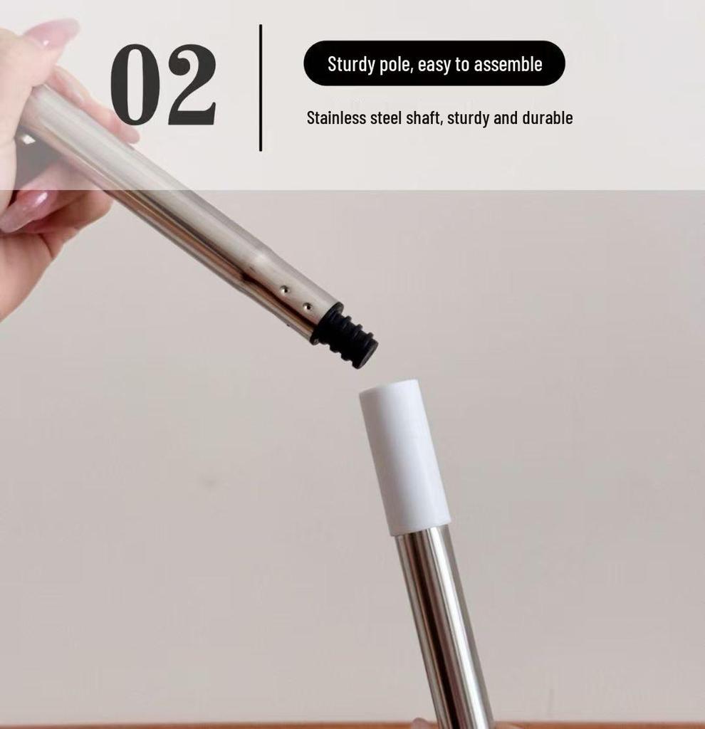 Mocio Piatto Lazy Reach: Detergente Tutto in Uno per Pavimenti e Vetri