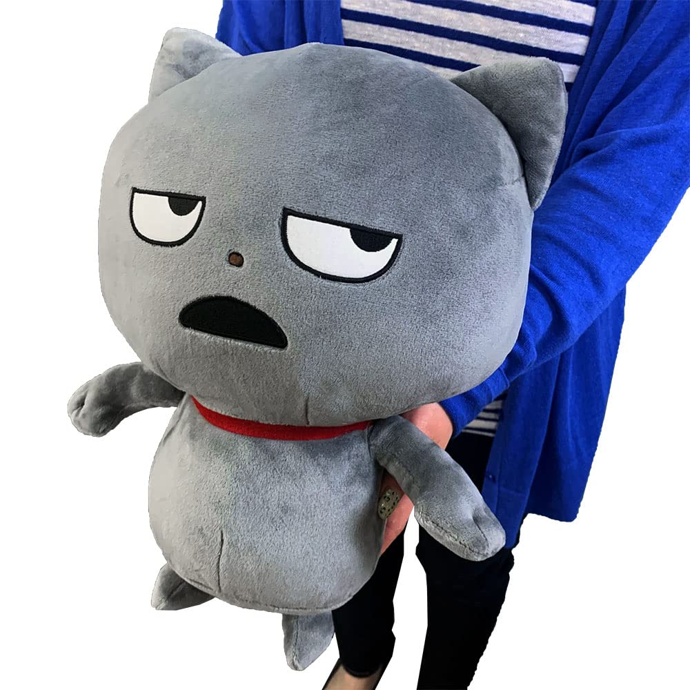 QIDUHUQI Character - The mischievous expression of this cat is irresistible A giant plush toy of the cat by Yuji Nishimura, approximately 32cm tall.