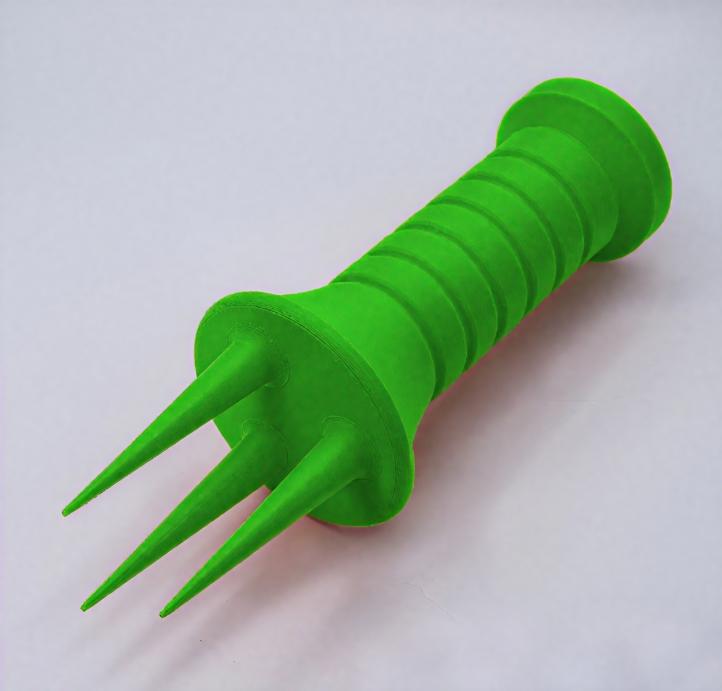 3D Printed Soil Aerator Plant Digging Fork Manual Cultivator Tiller Weeding Tool For Plant Care Growth Support Garden Lawn Soil