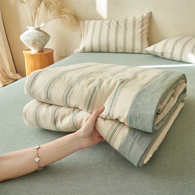 Yalu Summer Cotton-Linen Quilt