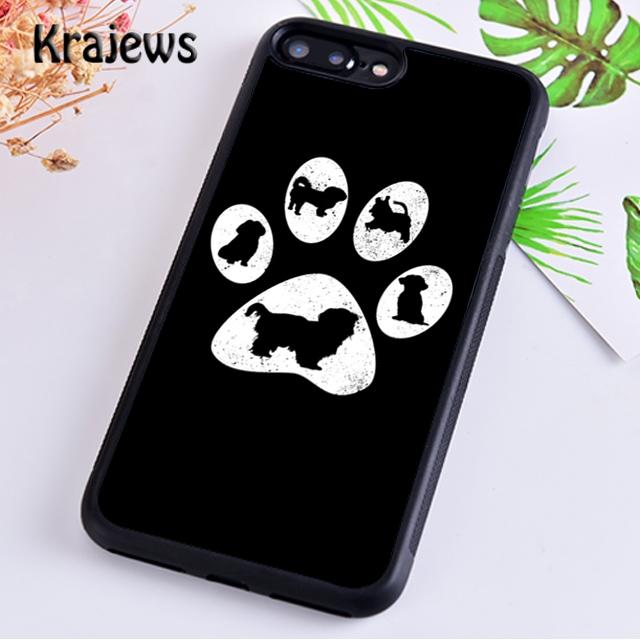 Krajews Cartoon Shih Tzu Dog Mom Soft Phone Case Cover For iPhone 16 15 SE2020 14 6 7 8 plus 11 12 13 pro max coque Fundas