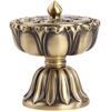 Pure Copper Zen Lotus Copper Incense Burner Pure Copper Home Interior Antique Made Old Lotus Lantern Sandalwood Plate Incense