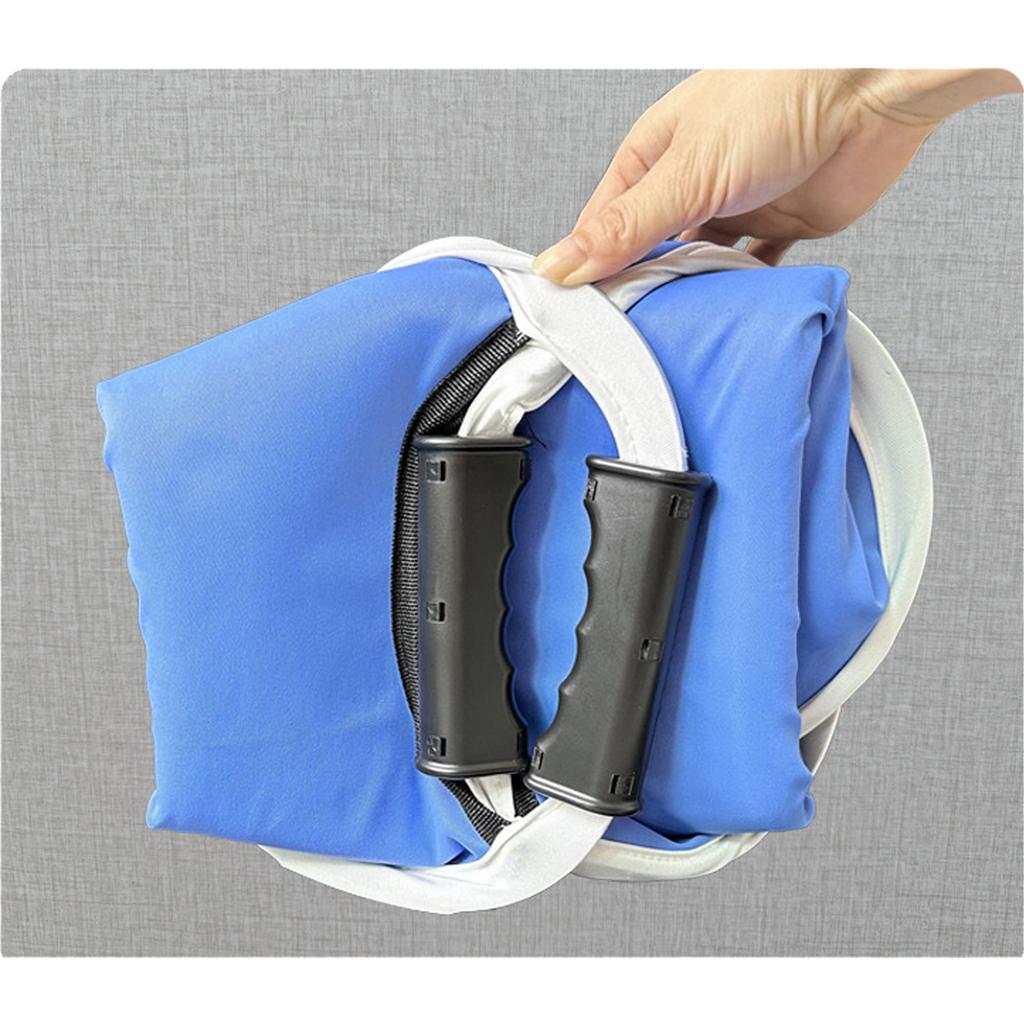 Light weight Compacts Snow Sled Disc With Storage Bag Cold Resistant Coating for Adults Children Winter Activity
